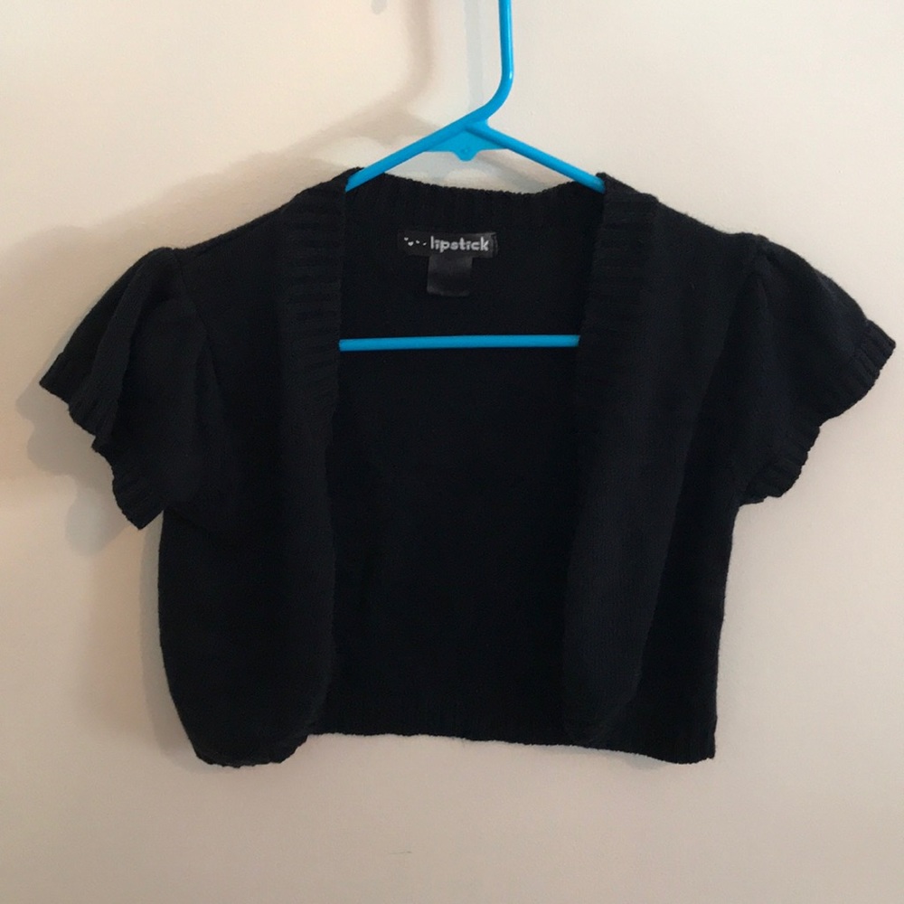 **BOGO** Black Short Sleeve Shrug
